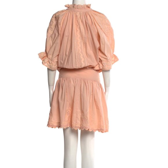 Juliet Dunn A-Line Dress Peach - Picture 3 of 6